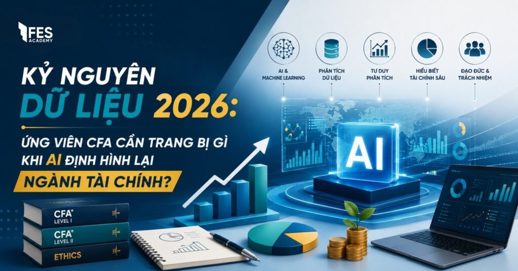 Kỷ nguyên dữ liệu 2026: Ứng viên CFA cần trang bị gì khi AI định hình lại ngành tài chính?